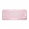 Teclado Logitech MX Keys Mini, Español, Inalámbrico, Rosado - 920-010478