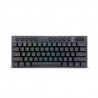 Teclado Gamer Mecanico Redragon Horus Mini PRO Red, Switches Red Ultra Low Profile, Inalámbrico, Iluminación RGB, Inglés - K632R