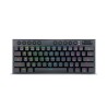 Teclado Gamer Mecanico Redragon Horus Mini PRO Red, Switches Red Ultra Low Profile, Inalámbrico, Iluminación RGB, Inglés - K632R