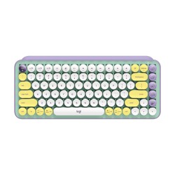 Teclado Mecánico Inalámbrico Logitech POP Keys Daydream, Teclas para emojis intercambiables, Bluetooth, USB Logi Bolt, Español -