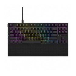 Teclado Mecánico Modular NZXT Function Tenkeyless Negro, Switches Gateron Red, RGB, Hot Swap, USB C, Ingles - KB-1TKUS-BR