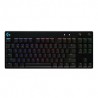 Teclado Mecánico Logitech G PRO Series, TKL, GX Blue, Lightsync, RGB, Ingles - 920-009388