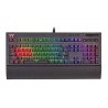 Teclado Mecánico Thermaltake Esports Premium X1, Cherry MX Blue, Español - KB-TPX-BLBRSP-01