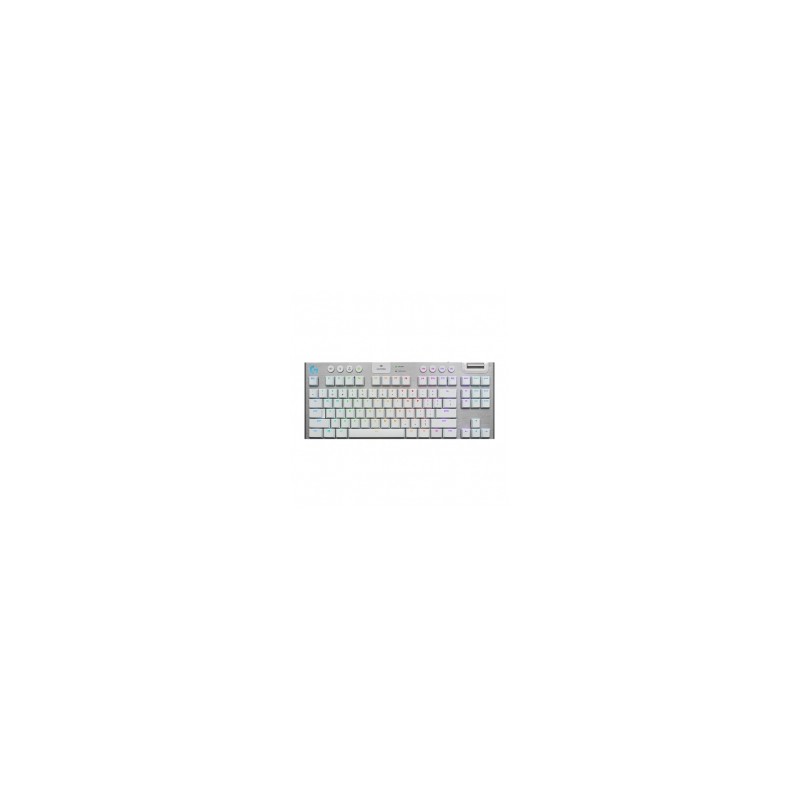 Teclado Mecánico Logitech G915 TKL Blanco, GL Tactile, Lightsync RGB, Lightspeed, Bluetooth - 920-009660