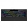 Teclado Corsair K70 Pro con teclas PBT Double Shot Pro, Optico-Mecanico, RGB, Alámbrico, Negro, Ingles - CH-910941A-NA