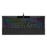 Teclado Corsair K70 Pro con teclas PBT Double Shot Pro, Optico-Mecanico, RGB, Alámbrico, Negro, Ingles - CH-910941A-NA