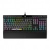 Teclado Corsair K70 RGB Max con teclas PBT Double Shot Pro, Magnetico-Mecanico, RGB, Alámbrico, Negro, Ingles - CH-910961G-NA