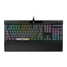 Teclado Corsair K70 RGB Max con teclas PBT Double Shot Pro, Magnetico-Mecanico, RGB, Alámbrico, Negro, Ingles - CH-910961G-NA