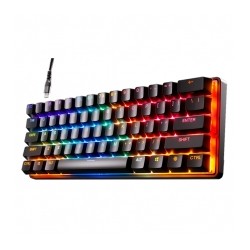 Teclado Gamer Mecanico Steelseries Apex Pro Mini, Switches OmniPoint 2,0, Switches Magneticos, Alámbrico, Iluminación LED RGB, I