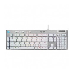 Teclado Mecánico Logitech G815 Blanco, Switches Low Profile GL Tactil, Lightsync RGB, Ingles- 920-011354