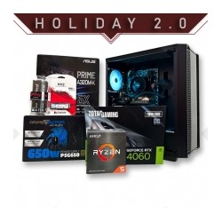 PC Gamer Holiday 2.0 | AMD Ryzen 5 5500 | Nvidia RTX 4060 8GB | 16GB DDR4 | 500 SSD M.2