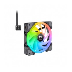 Ventiladores Thermaltake Swafan EX14 RGB | Kit de 3 Ventiladores | 140mm | Negros | Magnéticos | Push or Pull - CL-F144-PL14SW-A