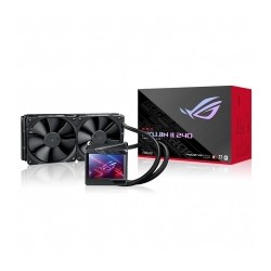 Enfriamiento Liquido Asus ROG Ryujin II 240, Pantalla LCD, Aura Sync RGB, 2 Ventiladores Noctua iPPCC 2000 PWM 120mm