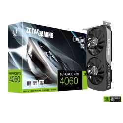 Tarjeta de video Zotac Gaming GeForce RTX 4060 8GB Twin | DLSS 3 | RAY TRACING | REFLEX STUDIO | GDDR6 - ZT-D40600H-10M