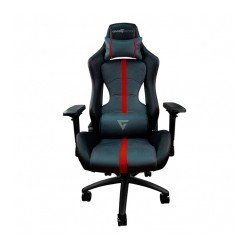 Silla Gamer GameFactor CGC650, Negro/Rojo, Reclinable, 4D, 150Kg - CGC650-RD