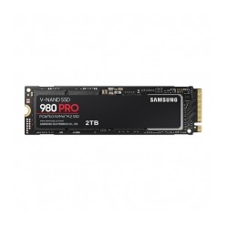 Unidad de Estado Solido SSD NVMe M.2 Samsung 980 Pro, 2TB, 7,000/5,000 MB/s, PCI Express 4.0 - MZ-V8P2T0B/AM