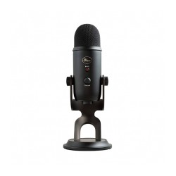 Microfono Blue Yeti Black, Plug-And-Play USB (Logitech)