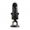 Microfono Blue Yeti Black, Plug-And-Play USB (Logitech)