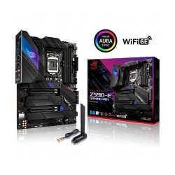 Tarjeta Madre Asus ROG Strix Z590-E Gaming WIFI, 10-11 Gen Intel, DDR4 5333Mhz OC, ATX, Quad M.2, Aura Sync