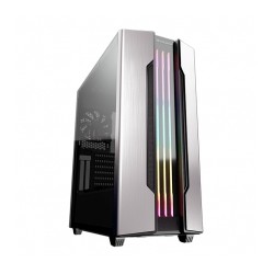 Gabinete Cougar Gemini S Silver (2020) ARGB, Soporte GPU Vertical, Cristal Templado, E-ATX, 385BMB0.0002