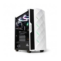 Gabinete Yeyian Abyss 2500, Blanco, ATX, Cristal Templado, 3 Ventiladores ARGB, YGA-49702