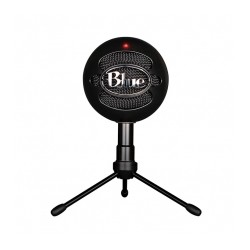 Micrófono Blue SnowBall Ice Negro, Plug-And-Play USB (Logitech) - 988-000067