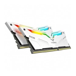 Memoria RAM Teamgroup Night Hawk RGB 16GB 2X8GB 3200MHZ Blanca - TF2D416G3200HC16CDC01