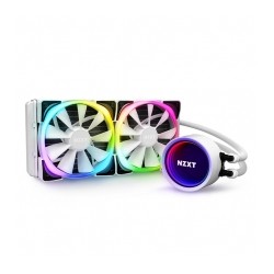 Enfriamiento Liquido NZXT Kraken X53 White 240mm, 2 Ventiladores Aer RGB - RL-KRX53-RW