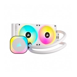 Enfriamiento Liquido Corsair iCUE H100i RGB, 240mm, Blanco - CW-9061005-WW