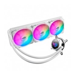 Enfriamiento Liquido Asus ROG Strix LC 360 RGB White Edition, 360mm, Aura Sync