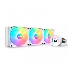 Enfriamiento Liquido NZXT Kraken Elite 360 RGB Blanco , 360mm, 3 Ventiladores RGB - RL-KR36E-W1